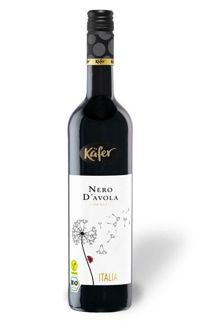 Käfer Rotwein Nero d`Avola trocken Italien 1 x 0,75 L bio/vegan von Käfer Weine
