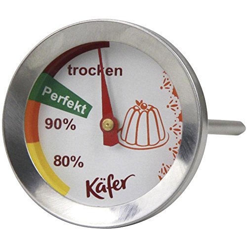 Käfer T512C Kuchen-Thermometer, analog, Edelstahl von Käfer