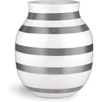 Kähler Design - Omaggio Vase H 20 cm, silber von Kähler