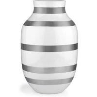 Kähler Design - Omaggio Vase H 31 cm, silber von Kähler