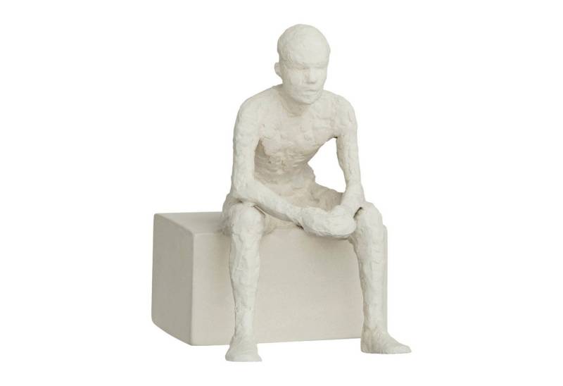 Kähler Dekofigur Kähler Character The Reflective One H14 Steingut Weiß von Kähler