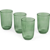 Kähler Design - Hammershøi Trinkglas, 37 cl, grün (4er-Set) von Kähler