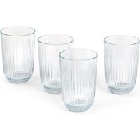 Kähler Design - Hammershøi Trinkglas, 37 cl, klar (4er-Set) von Kähler