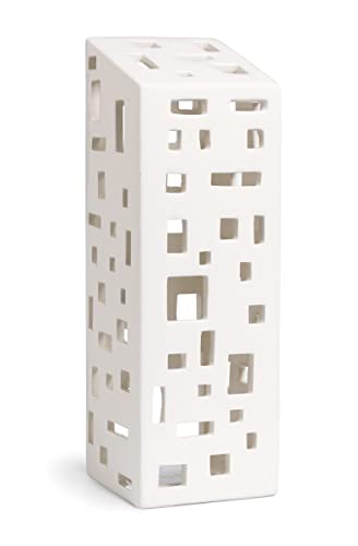 Kähler Lichthaus High Building Urbania Sammlerobjekt dänisches Design, Weiss Kähler Lichthaus High Building Urbania Sammlerobjekt dänisches Design, Weiss von HAK Kähler