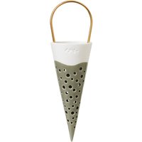 Kähler Design - Nobili Weihnachtsspitztüte H 18,5 cm, olivgrün von Kähler