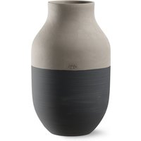 Kähler Design - Omaggio Circulare Vase, H 31 cm, anthrazit grau von Kähler