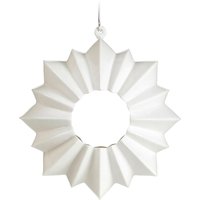 Kähler Design - Stella Teelichthalter hängend Ø 13,5 cm, weiß von Kähler
