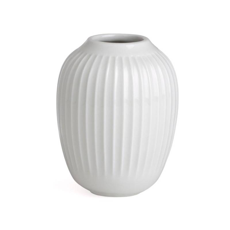 Kähler - Hammershøi Vase H 10cm - weiß/H 10cm / Ø 8.5cm von Kähler