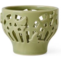 Kähler Design - Orangery Teelichthalter, Ø 9,5 cm, spring leaf von Kähler