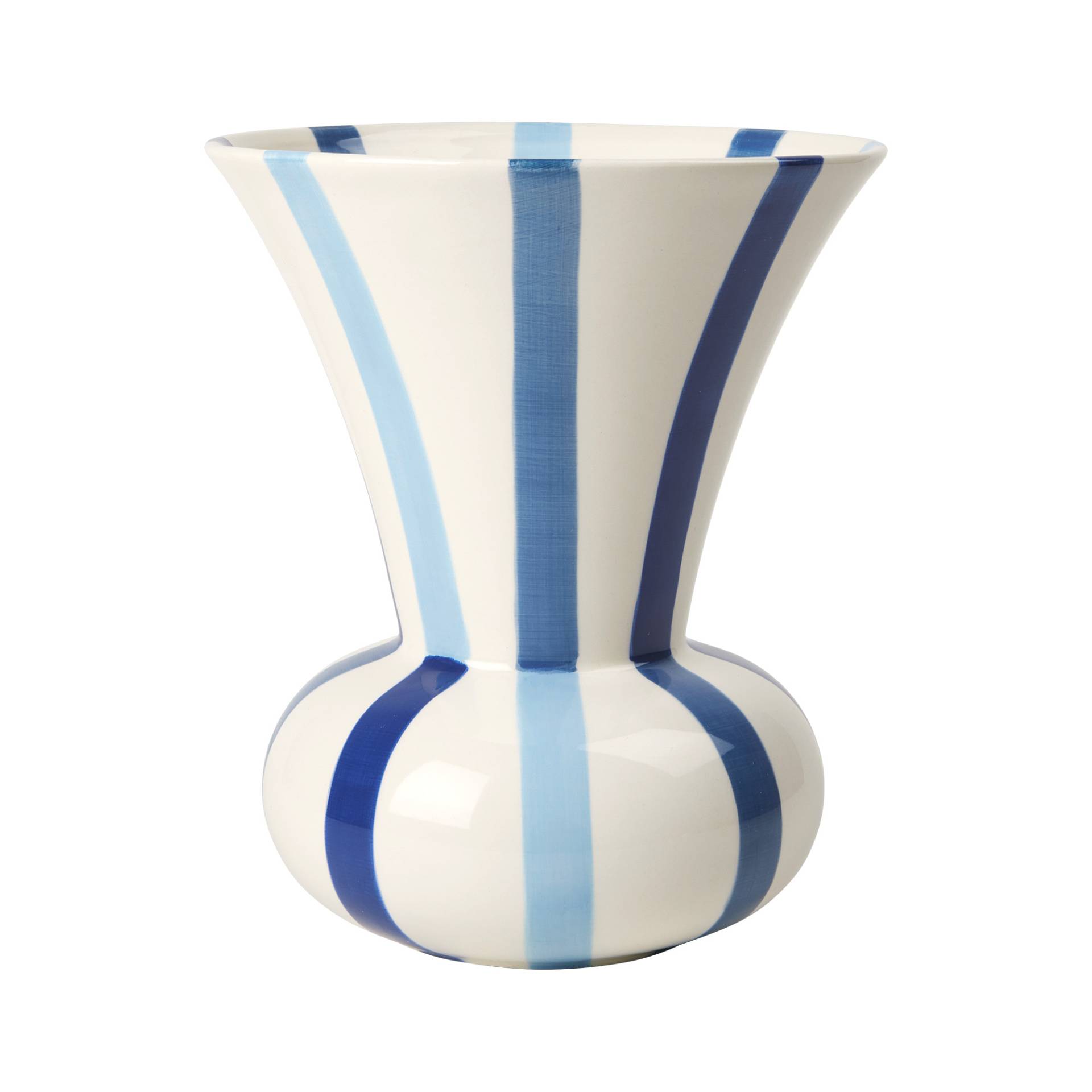 Kähler - Signature Vase 20cm - blau/H x Ø 20x16.5cm/mit einem feuchten Tuch abwischen von Kähler
