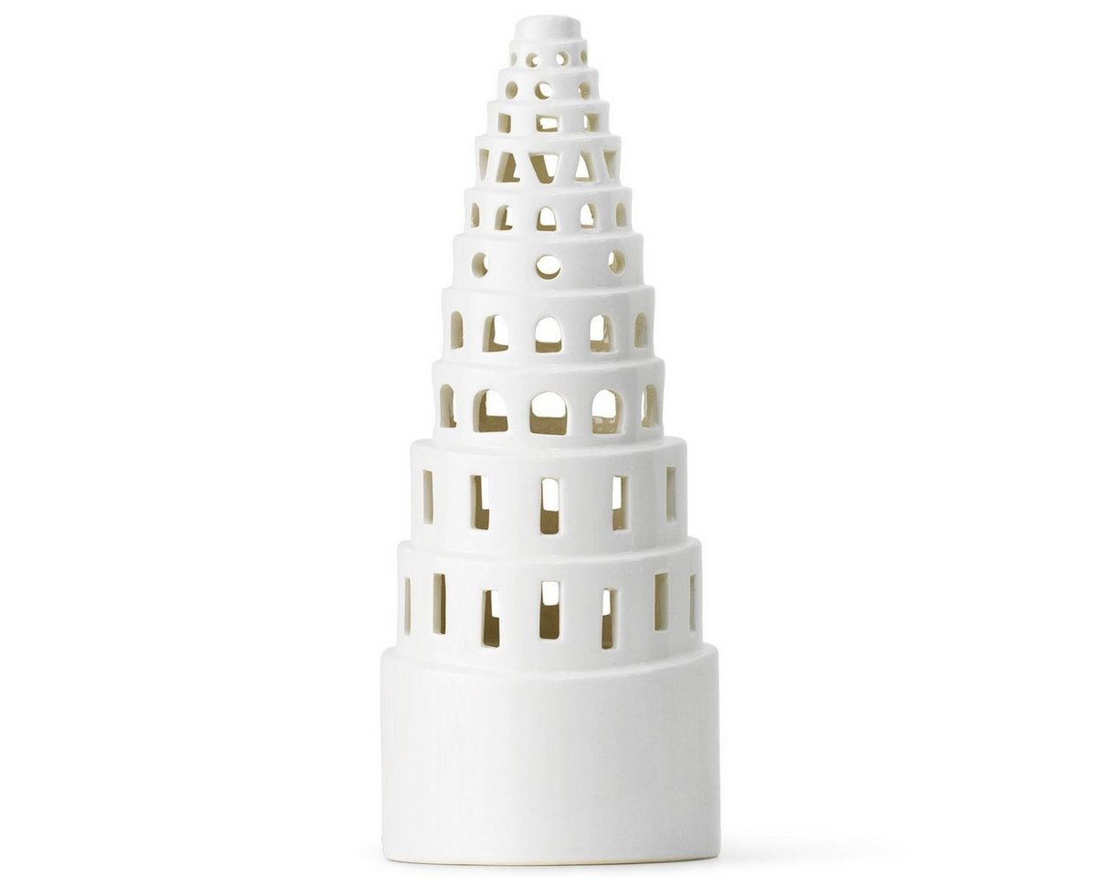 Kähler Teelichthalter Lichthaus Urbania High Tower, Teelichthaus aus Keramik von Kähler