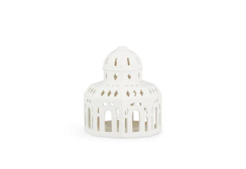 Kähler Wanddekoobjekt Kähler Urbania Tivoli Lichthaus Glassalen weiss von Kähler