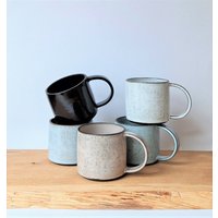 Handmade Coffee Mug // Modern Ceramic Cup Tea Stoneware Various Colours von KaellHandmade