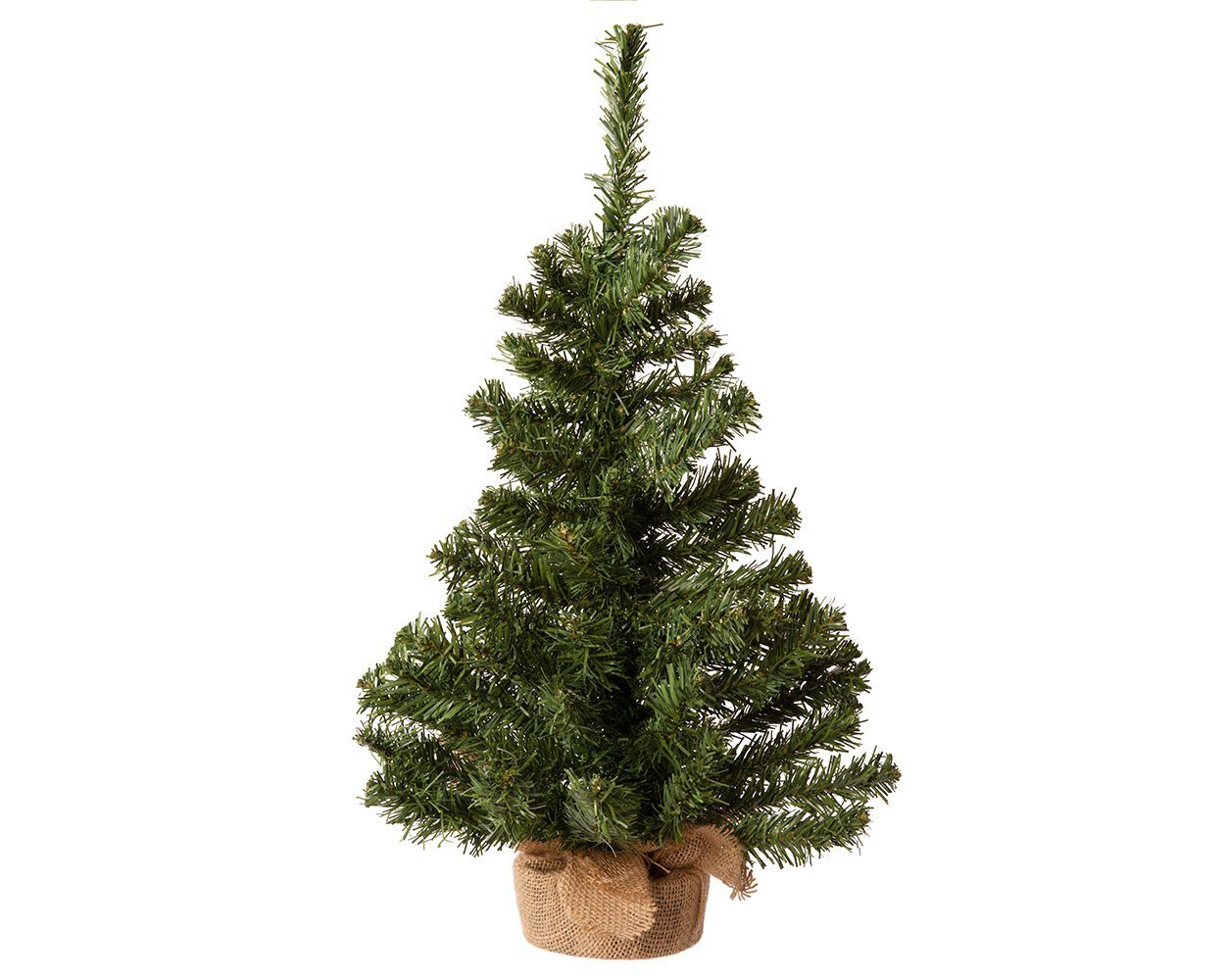 Kaemingk Season Decorations (KSD) Künstlicher Weihnachtsbaum, Tannenbaum künstlich im Jutesack 60cm grün von Kaemingk Season Decorations (KSD)
