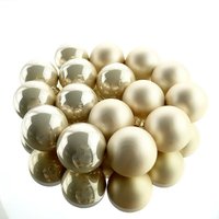 Christbaum-Mini-Kugeln Pearl beige Ø 3,5 cm aus Glas - 16er Set Christbaum-Mini-Kugeln Pearl beige Ø 3,5 cm aus Glas - 16er Set von Kaemingk