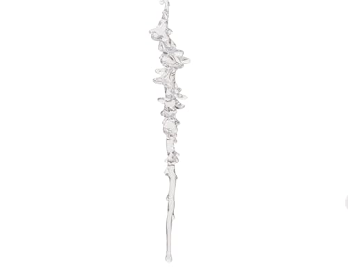 Christbaumschmuck Kunststoff 25cm Eiszapfen zum Anhängen 1 Stück - bruchfest - Großer Weihnachtsbaumanhänger Baumbehang zum Aufhängen Klar Transparent Christbaumschmuck Kunststoff 25cm Eiszapfen zum Anhängen 1 Stück - bruchfest - Großer Weihnachtsbaumanhänger Baumbehang zum Aufhängen Klar Transparent von Kaemingk