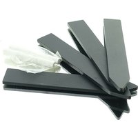 Decoris® Schiefer-Etiketten Schwarz mit Kreide 16,5 cm x 2,5 cm von Kaemingk