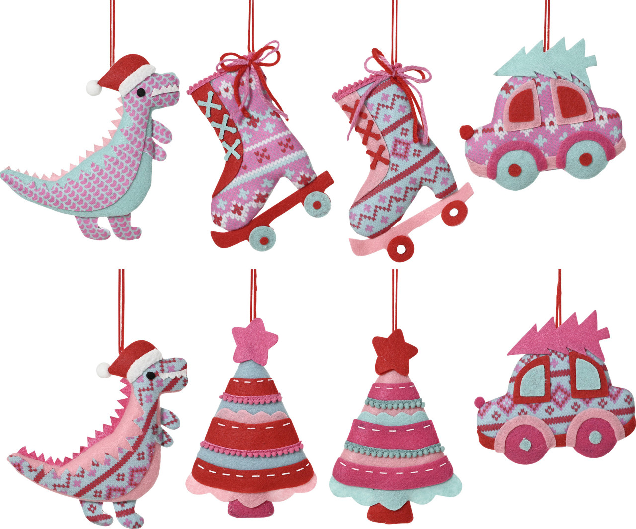 Decoris Weihnachtskugel aus Filz Ornamente 12 cm 8-fach sortiert Decoris Weihnachtskugel aus Filz Ornamente 12 cm 8-fach sortiert von Kaemingk