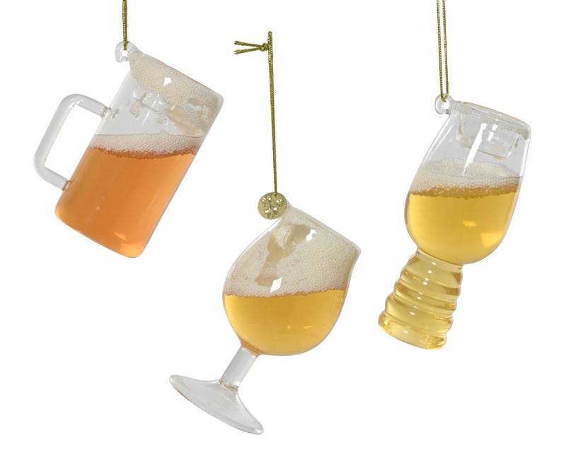 Decoris Weihnachtskugel aus Glas Bierkrüge 9 cm 3-fach sortiert Decoris Weihnachtskugel aus Glas Bierkrüge 9 cm 3-fach sortiert von Kaemingk