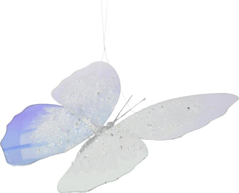 Decoris Weihnachtskugel aus Kunststoff Schmetterling 28 cm blau Decoris Weihnachtskugel aus Kunststoff Schmetterling 28 cm blau von Kaemingk