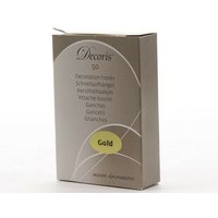 Haken zum Aufhängen 3,5 cm Gold. 50er-Set von Kaemingk