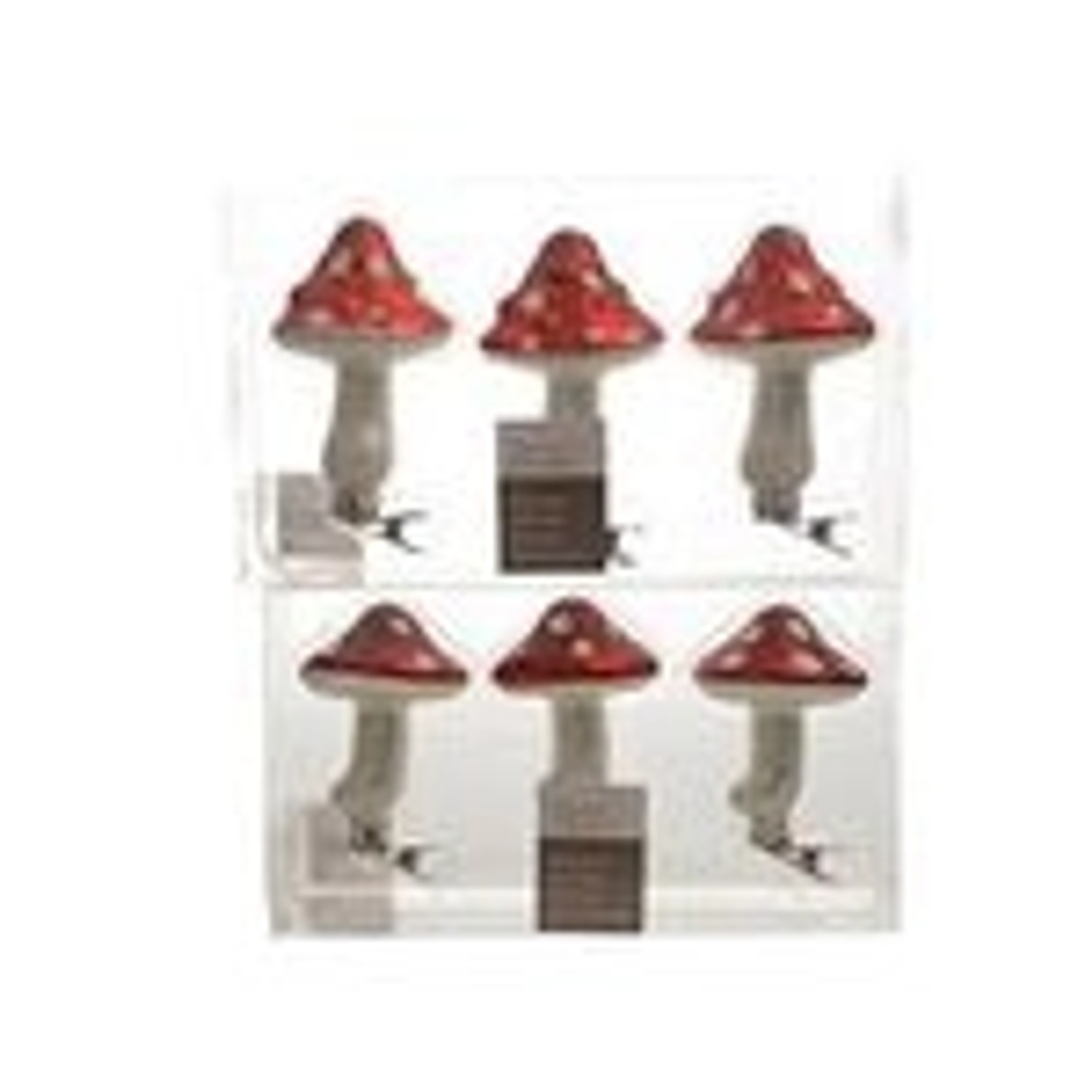 Kaemingk Baumschmuck Pilz Pilzkappe 3er Set Glaspilz Mit Clip Kaemingk Baumschmuck Pilz Pilzkappe 3er Set Glaspilz Mit Clip von Kaemingk