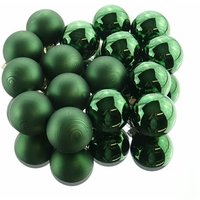 Christbaum-Mini-Kugeln Piniengrün ø 3,5 cm aus Glas - 16er Set Christbaum-Mini-Kugeln Piniengrün ø 3,5 cm aus Glas - 16er Set von Kaemingk
