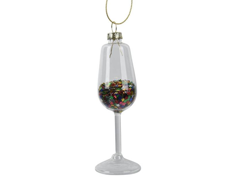 Kaemingk Christbaumschmuck, Christbaumschmuck Glas 11,5cm Sektglas mit Füllung Transparent / Bunt Kaemingk Christbaumschmuck, Christbaumschmuck Glas 11,5cm Sektglas mit Füllung Transparent / Bunt von Kaemingk