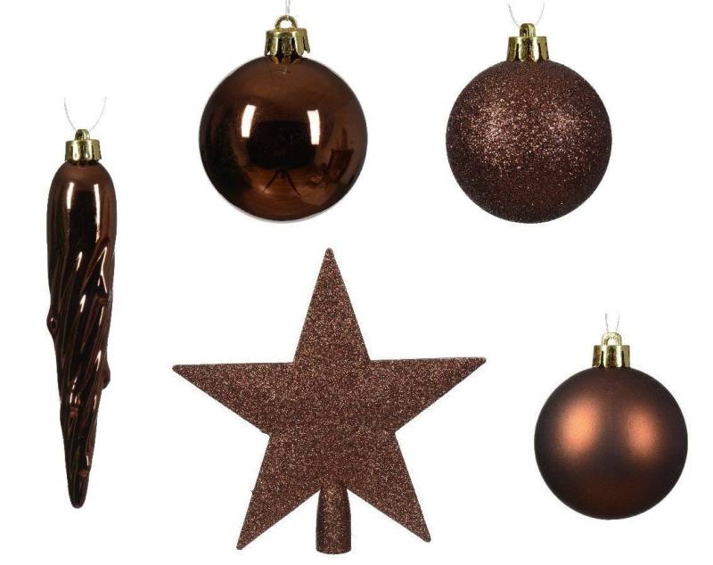 Kaemingk Christbaumschmuck Decoris Weihnachtskugeln mit Christbaumspitze Kaemingk Christbaumschmuck Decoris Weihnachtskugeln mit Christbaumspitze von Kaemingk