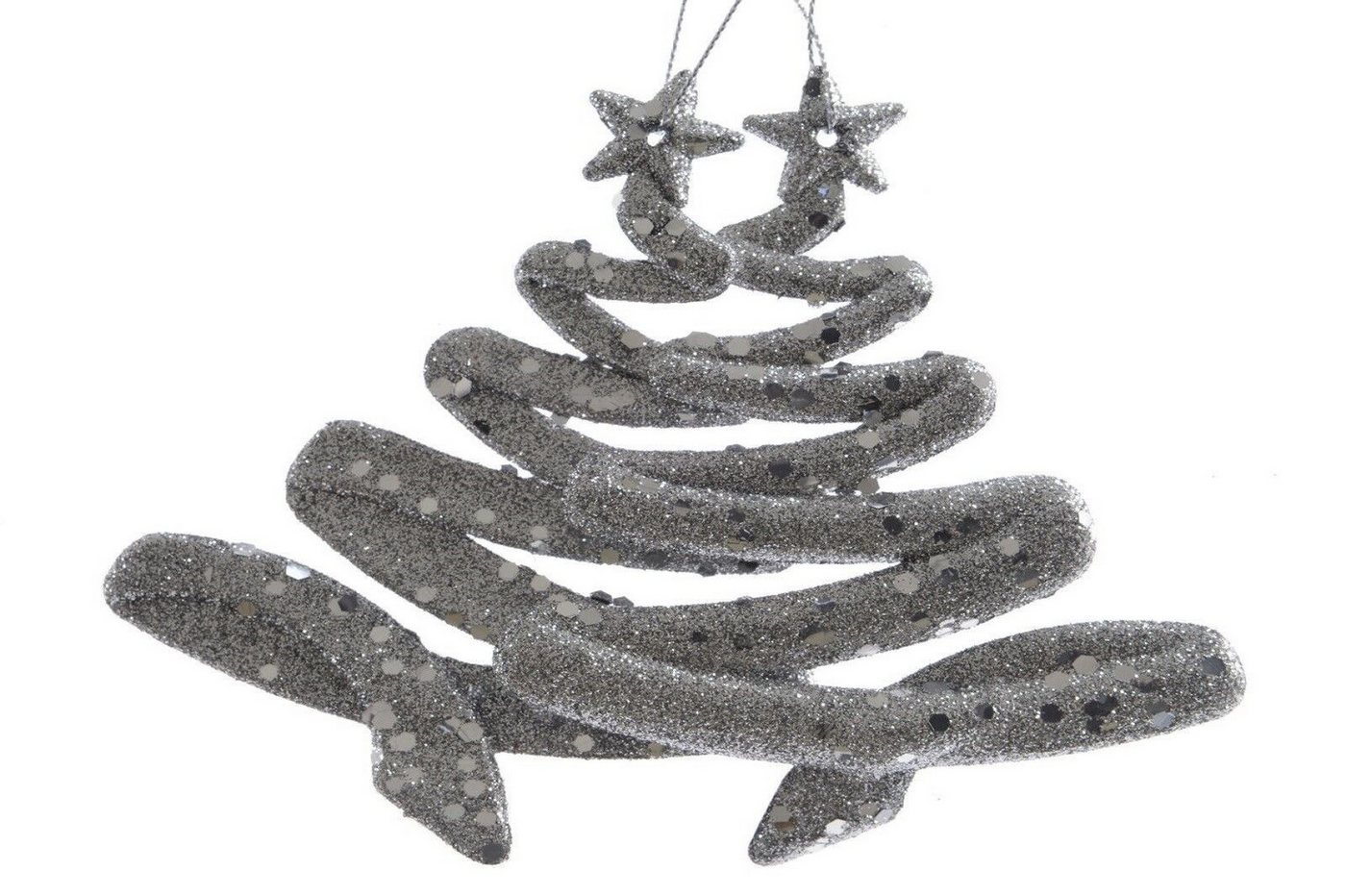 Kaemingk Christbaumschmuck Christbaumschmuck Baum Kunststoff Länge 12 cm 2 Stück silber Kaemingk Christbaumschmuck Christbaumschmuck Baum Kunststoff Länge 12 cm 2 Stück silber von Kaemingk