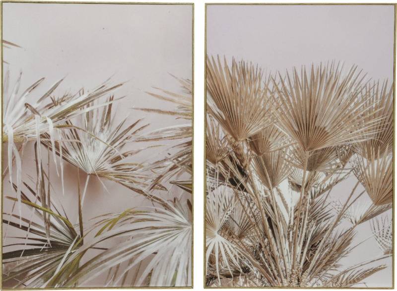 Kaemingk Wandbild Kaemingk Gemälde rosa 40 x 60 cm Material: MDF, Blumen von Kaemingk