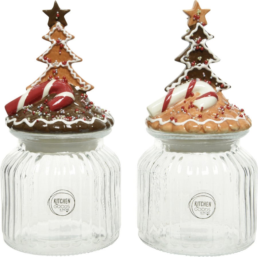 Kaemingk Glasgefäß mit Deckel Ø 11 x 20 cm Kaemingk Glasgefäß mit Deckel Ø 11 x 20 cm von Kaemingk