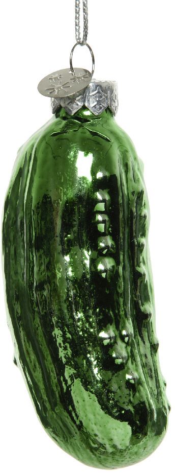 Kaemingk Glashänger Gurke grün 3 x 3 x 8,5 cm von Kaemingk