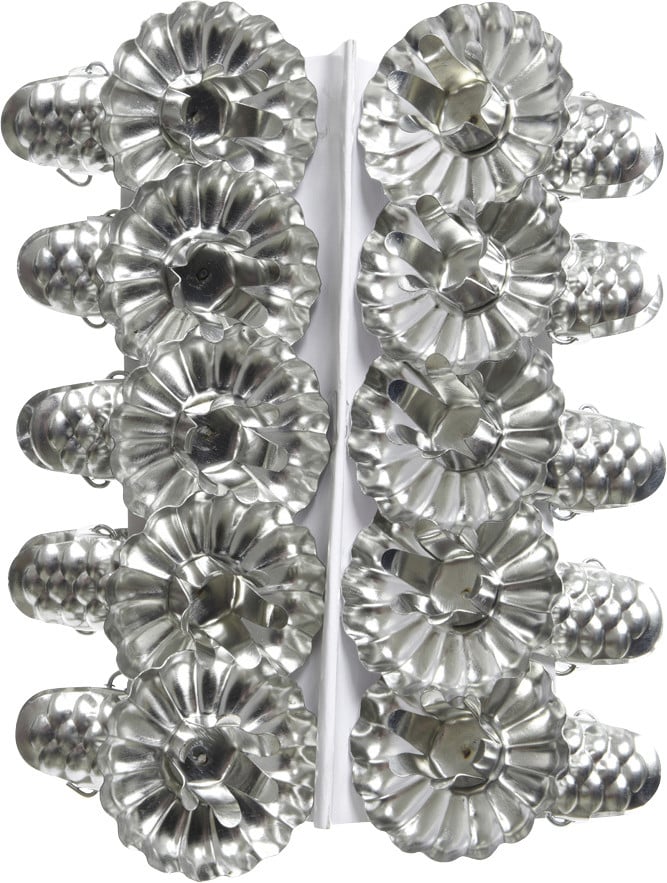 Kaemingk Kerzenhalter auf Klammer silberfarben von Kaemingk