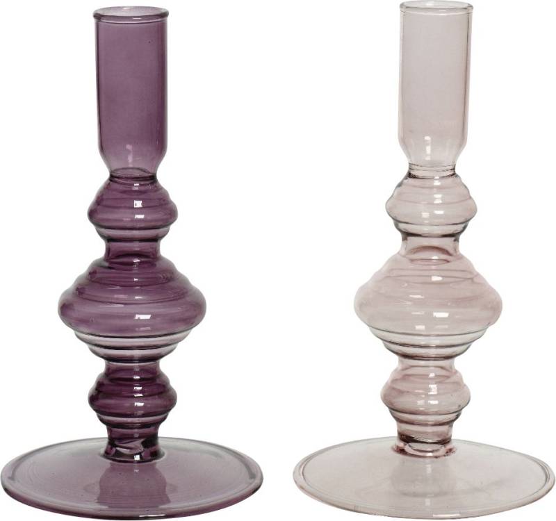 Kaemingk Kerzenhalter aus Glas 16 cm von Kaemingk
