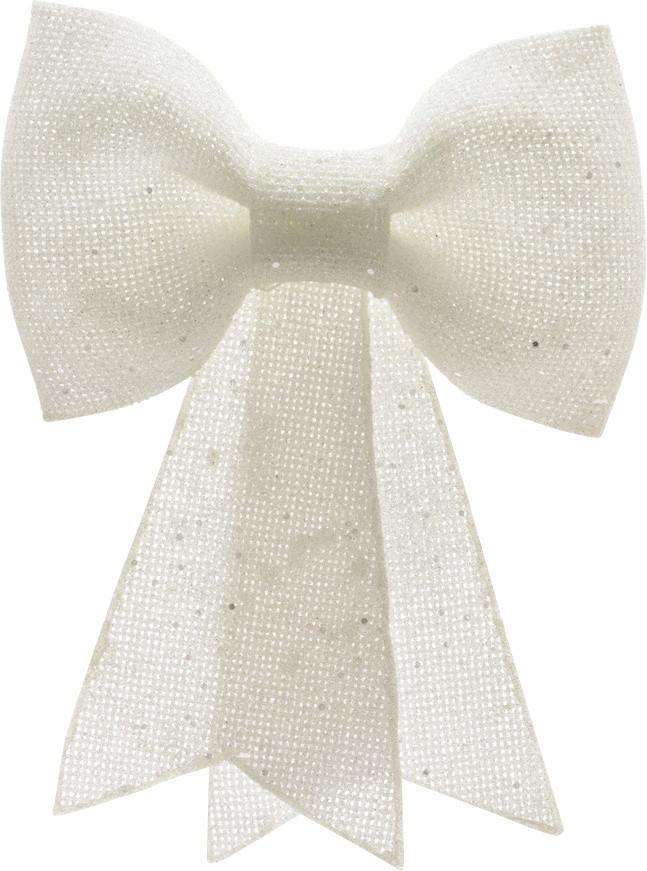 Kaemingk Kunst-Schleife Glitterhänger 1,5 x 22 x 30 cm weiß Kaemingk Kunst-Schleife Glitterhänger 1,5 x 22 x 30 cm weiß von Kaemingk