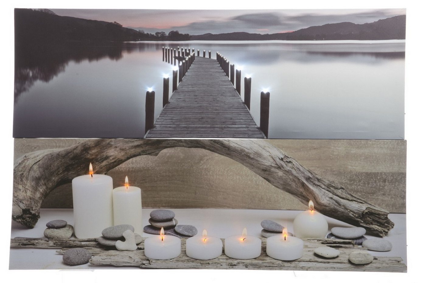 Kaemingk LED-Bild LED Leinwand 6 LED die leuchten Batteriebetrieben von Kaemingk