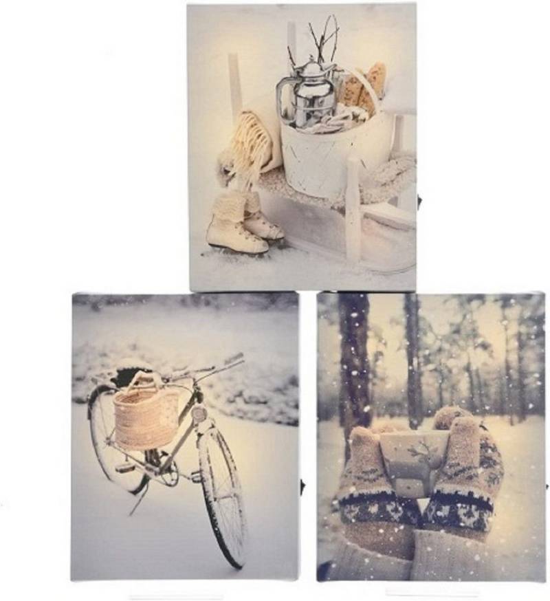 Kaemingk LED-Bilderrahmen LED Leinwand Tasse Schlittschuhe Fahrrad LED Batteriebetrieben Stück Kaemingk LED-Bilderrahmen LED Leinwand Tasse Schlittschuhe Fahrrad LED Batteriebetrieben Stück von Kaemingk