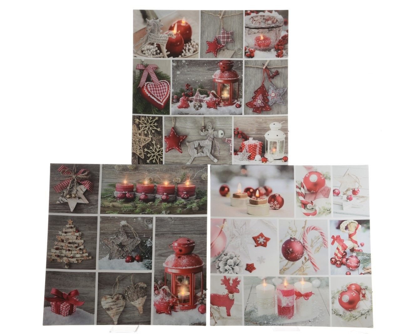 Kaemingk LED-Bilderrahmen LED Leinwand Weihnacht batteriebetrieben 1,5 x 50 x 50 Stückpreis von Kaemingk