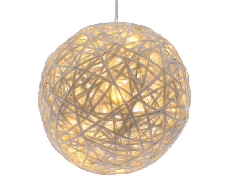 Kaemingk LED Dekolicht LED Papier Ball Ø 20 cm 20 LED Batterie betrieben von Kaemingk