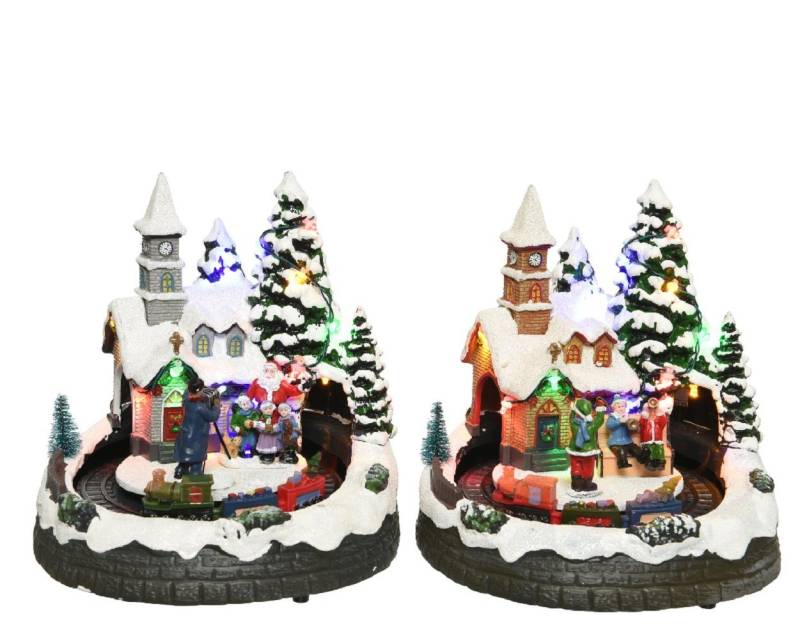 Kaemingk LED Dekoobjekt LED Winterszene Karussell batteriebetrieben Kaemingk LED Dekoobjekt LED Winterszene Karussell batteriebetrieben von Kaemingk