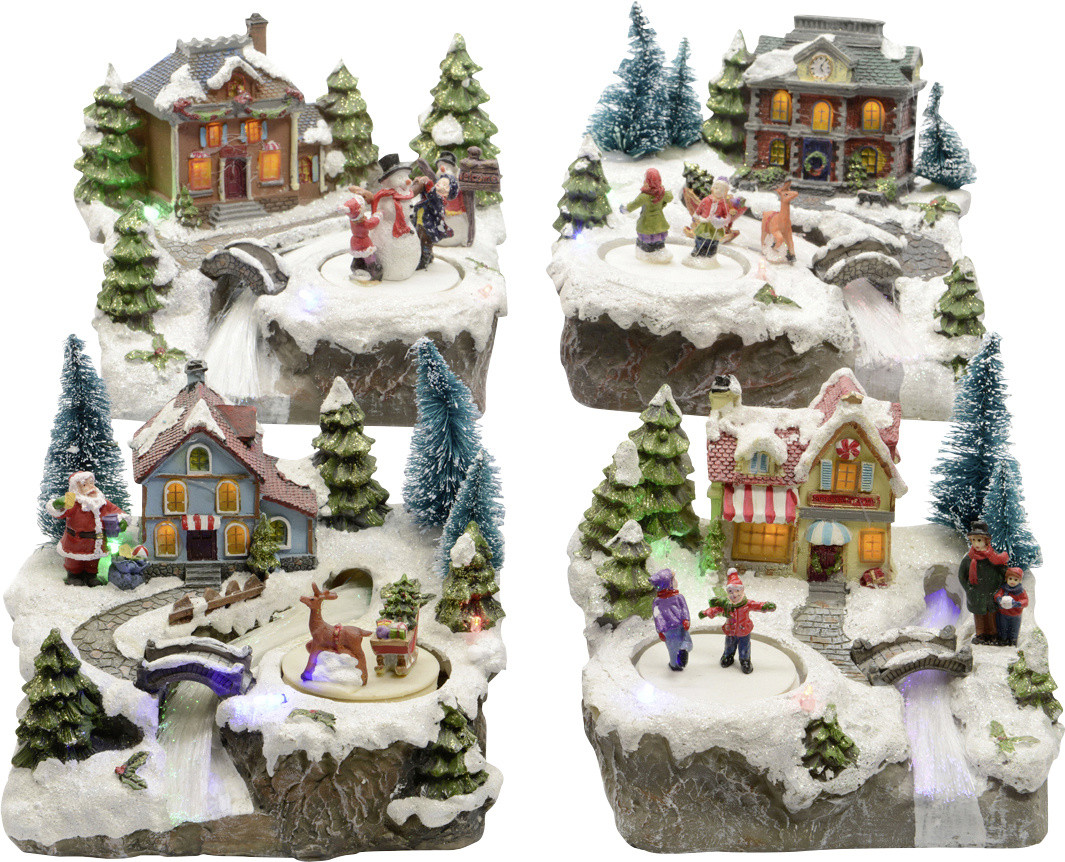 Kaemingk LED Häuser mit Winterlandschaft Szene 8 Lichter 16 x 19 x 15 cm Kaemingk LED Häuser mit Winterlandschaft Szene 8 Lichter 16 x 19 x 15 cm von Kaemingk