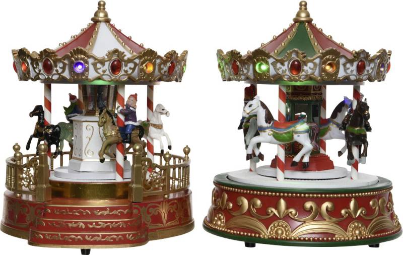 Kaemingk LED Karussell 19 x 19 x 22 cm bunt Kaemingk LED Karussell 19 x 19 x 22 cm bunt von Kaemingk