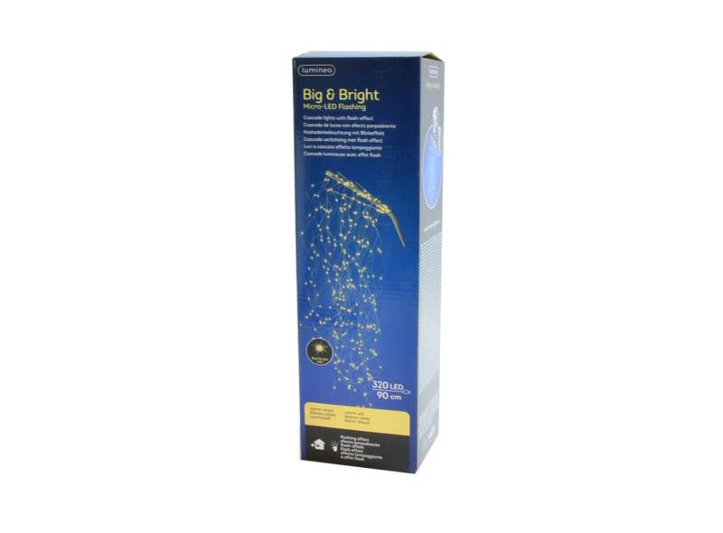 Kaemingk LED-Lichterkette Micro LED Kaskade Flash XL 320 Lichte von Kaemingk