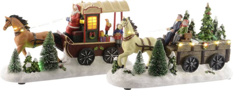 Kaemingk LED Pferd mit Kutsche 30 x 11 x 17 cm Kaemingk LED Pferd mit Kutsche 30 x 11 x 17 cm von Kaemingk