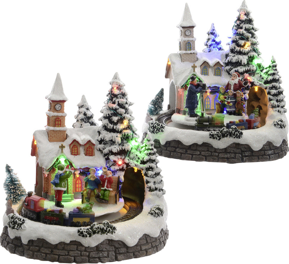 Kaemingk LED Weihnachtsdorf Szene 18 x 19 x 20 cm bunt Kaemingk LED Weihnachtsdorf Szene 18 x 19 x 20 cm bunt von Kaemingk