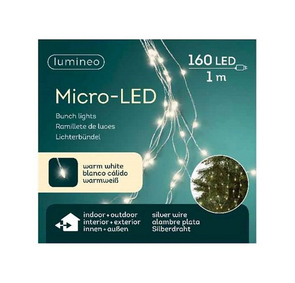 Kaemingk Lichterkette LED Büschel Beleuchtung Micro außen 160 LED Weihna von Kaemingk