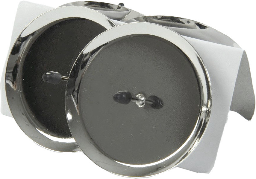 Kaemingk Metall-Adventskerzenhalter Ø 10 cm silber - 4 Stück von Kaemingk