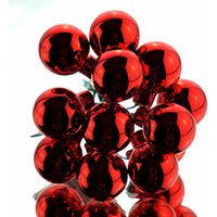 Kaemingk - Mini-Weihnachtskugeln Christmas Red am Draht glänzend ø 2,5 cm aus Glas - 12er Set Kaemingk - Mini-Weihnachtskugeln Christmas Red am Draht glänzend ø 2,5 cm aus Glas - 12er Set von Kaemingk