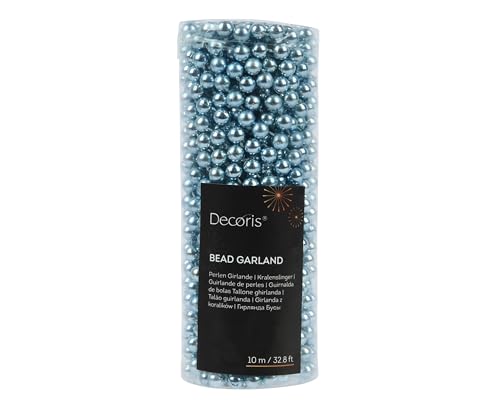 Kaemingk Perlenkette Kunststoff 8mm x 10 Meter Weihnachtsbaum Deko - Perlengirlande - Christbaumschmuck & Weihnachtsdeko - Himmelblau Kaemingk Perlenkette Kunststoff 8mm x 10 Meter Weihnachtsbaum Deko - Perlengirlande - Christbaumschmuck & Weihnachtsdeko - Himmelblau von Eminza